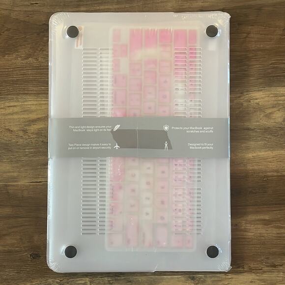 MacBook Air 13” 2010-2017 pink galaxy design hardshell case - Picture 2 of 3